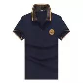 versace vintage logo t-shirt col stripe blue